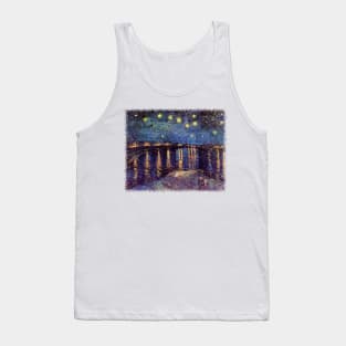 Starry Night Over the Rhone by Vincent van Gogh Tank Top